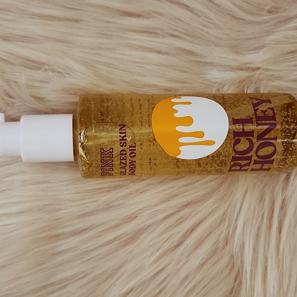 Brand New PINK Victoria's Secret GLAZED SKIN BODY OIL